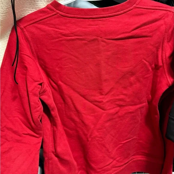 Kenzo Kids Red Sweatshirt with Logo - Picture 3 of 4